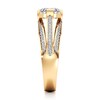 Thumbnail Image 3 of J'Lure Lab-Grown Diamond Imperial-Emerald Step-Cut Engagement Ring 2-3/8 ct tw 18K Yellow Gold
