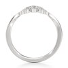 Thumbnail Image 2 of J'Lure Lab-Grown Diamond Scalloped Wedding Band 1/6 ct tw 18K White Gold