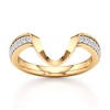 Thumbnail Image 1 of J'Lure Lab-Grown Diamond Contour Wedding Band 1/5 ct tw 18K Yellow Gold