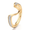 Thumbnail Image 4 of J'Lure Lab-Grown Diamond Contour Wedding Band 1/5 ct tw 18K Yellow Gold
