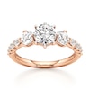 Thumbnail Image 1 of J'Lure Octagon Brilliant-Cut Lab-Created Diamond Engagement Ring 1-7/8 ct tw 18K Rose Gold
