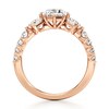 Thumbnail Image 2 of J'Lure Octagon Brilliant-Cut Lab-Created Diamond Engagement Ring 1-7/8 ct tw 18K Rose Gold