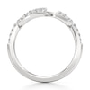 Thumbnail Image 2 of J'Lure Lab-Grown Diamond Angled Contour Wedding Band 1/4 ct tw 18K White Gold