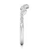 Thumbnail Image 3 of J'Lure Lab-Grown Diamond Angled Contour Wedding Band 1/4 ct tw 18K White Gold