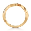 Thumbnail Image 2 of J'Lure Lab-Created Diamond Contour Wedding Band 1/5 ct tw 18K Yellow Gold