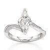 Thumbnail Image 1 of J'Lure Lozenge Step-Cut Lab-Created Diamond Bypass Engagement Ring 2-1/5 ct tw 18K White Gold