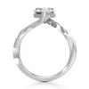 Thumbnail Image 2 of J'Lure Lozenge Step-Cut Lab-Created Diamond Bypass Engagement Ring 2-1/5 ct tw 18K White Gold