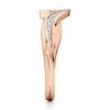Thumbnail Image 3 of J'Lure Lab-Grown Diamond Contour Wedding Band 1/5 ct tw 18K Rose Gold