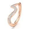 Thumbnail Image 4 of J'Lure Lab-Grown Diamond Contour Wedding Band 1/5 ct tw 18K Rose Gold