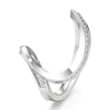 Thumbnail Image 4 of J'Lure Lab-Created Diamond Contour Wedding Band 1/5 ct tw 18K White Gold