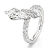 Thumbnail Image 4 of J'Lure Kite Step-Cut Two-Stone Lab-Grown Diamond Engagement Ring 3-3/8 ct tw 18K White Gold