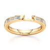 Thumbnail Image 1 of J'Lure Baguette-Cut Lab-Grown Diamond Contour Wedding Band 1/3 ct tw 18K Yellow Gold