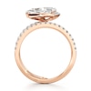 Thumbnail Image 2 of J'Lure Kite Step-Cut Lab-Grown Diamond Spiral Engagement Ring 1-3/8 ct tw 18K Rose Gold