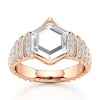 Thumbnail Image 1 of J'Lure Hexagon Portrait-Cut Lab-Grown Diamond Engagement Ring 2-1/3 ct tw 18K Rose Gold