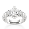 Thumbnail Image 1 of J'Lure Pear Step-Cut Lab-Created Diamond Engagement Ring 2-1/3 ct tw 18K White Gold