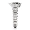 Thumbnail Image 3 of J'Lure Pear Step-Cut Lab-Created Diamond Engagement Ring 2-1/3 ct tw 18K White Gold