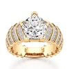 Thumbnail Image 1 of J'Lure Pentagon Brilliant-Cut Lab-Grown Diamond Engagement Ring 3-3/8 ct tw 18K Yellow Gold