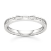 Thumbnail Image 1 of J'Lure Baguette & Round-Cut Lab-Created Diamond Wedding Band 3/8 ct tw 18K White Gold