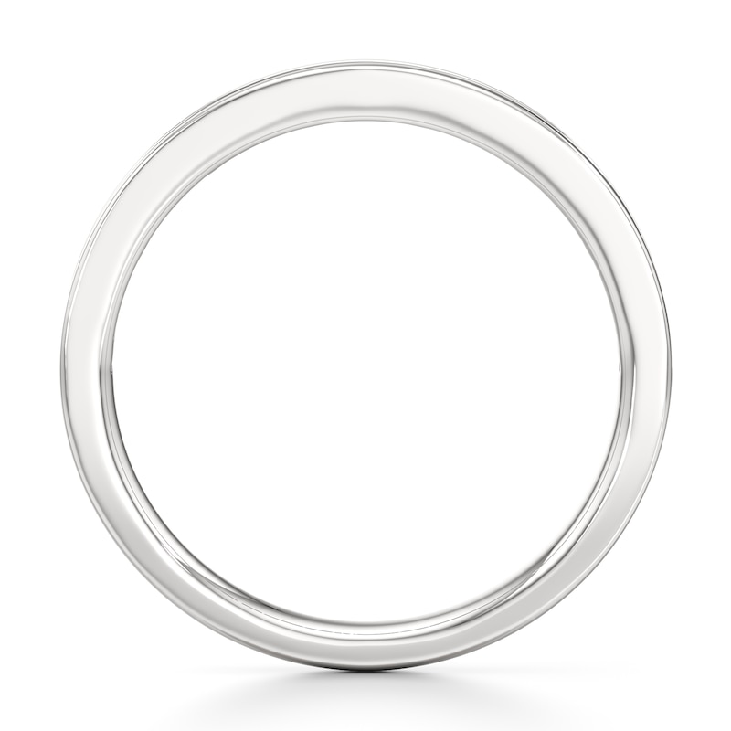 Main Image 2 of J'Lure Baguette & Round-Cut Lab-Created Diamond Wedding Band 3/8 ct tw 18K White Gold