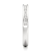 Thumbnail Image 3 of J'Lure Baguette & Round-Cut Lab-Created Diamond Wedding Band 3/8 ct tw 18K White Gold