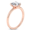 Thumbnail Image 2 of Certified Princess-Cut Diamond Solitaire Engagement Ring 1-1/2 ct tw 14K Rose Gold (I1/I)