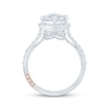 Thumbnail Image 3 of Pnina Tornai Marquise-Cut Lab-Grown Diamond Halo Engagement Ring 3 ct tw 14K White Gold