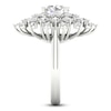Thumbnail Image 4 of Lab-Grown Diamond Dahlia Flower Fashion Ring 4 ct tw 14K White Gold