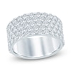 Thumbnail Image 1 of Lab-Grown Diamond Multi-Row Anniversary Ring 2 ct tw 14K White Gold