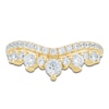Thumbnail Image 3 of Lab-Grown Diamond Two-Row Contour Ring 1 ct tw 14K Yellow Gold