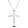 Thumbnail Image 1 of Brilliant Moments Diamond Cross Necklace 1-1/4 ct tw 14K White Gold