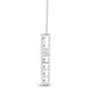 Thumbnail Image 2 of Brilliant Moments Diamond Cross Necklace 1-1/4 ct tw 14K White Gold