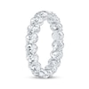 Thumbnail Image 2 of Oval-Cut Lab-Grown Diamond Eternity Band 3 - 4 ct tw 14K White Gold