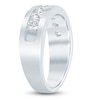 Thumbnail Image 2 of Men's Lab-Grown Diamond Seven-Stone Band 1-1/2 ct tw 14K White Gold