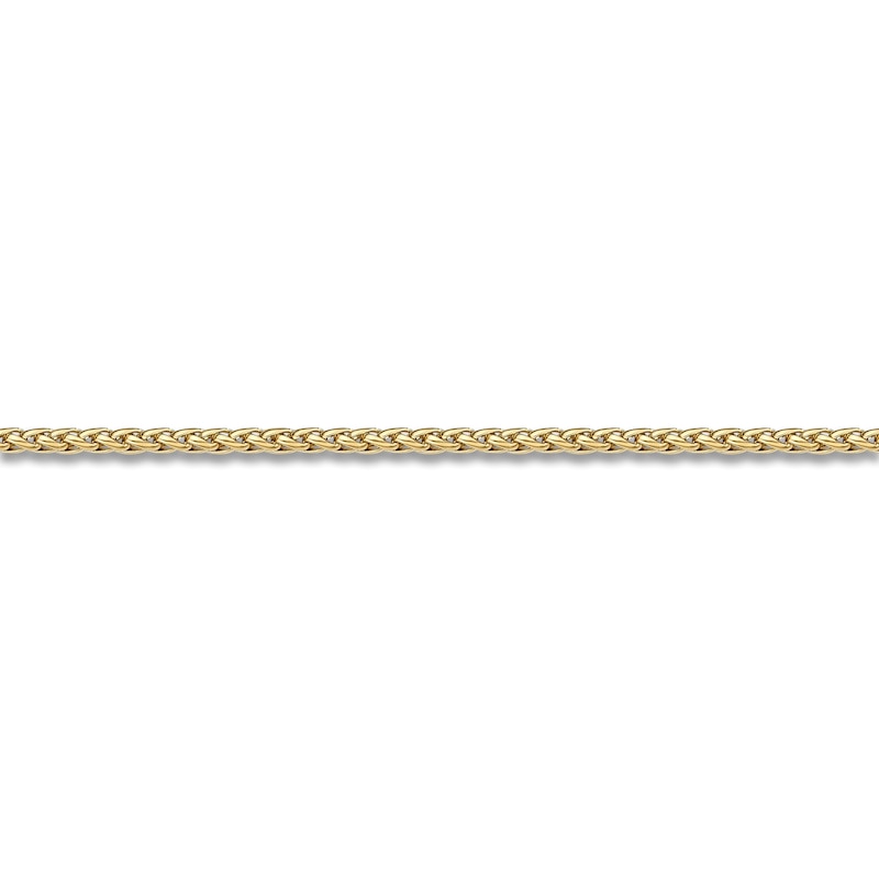 Main Image 2 of Wheat Chain Necklace 3mm Yellow Ion-Plated Stainless Steel 22"