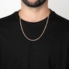 Thumbnail Image 4 of Wheat Chain Necklace 3mm Yellow Ion-Plated Stainless Steel 22"