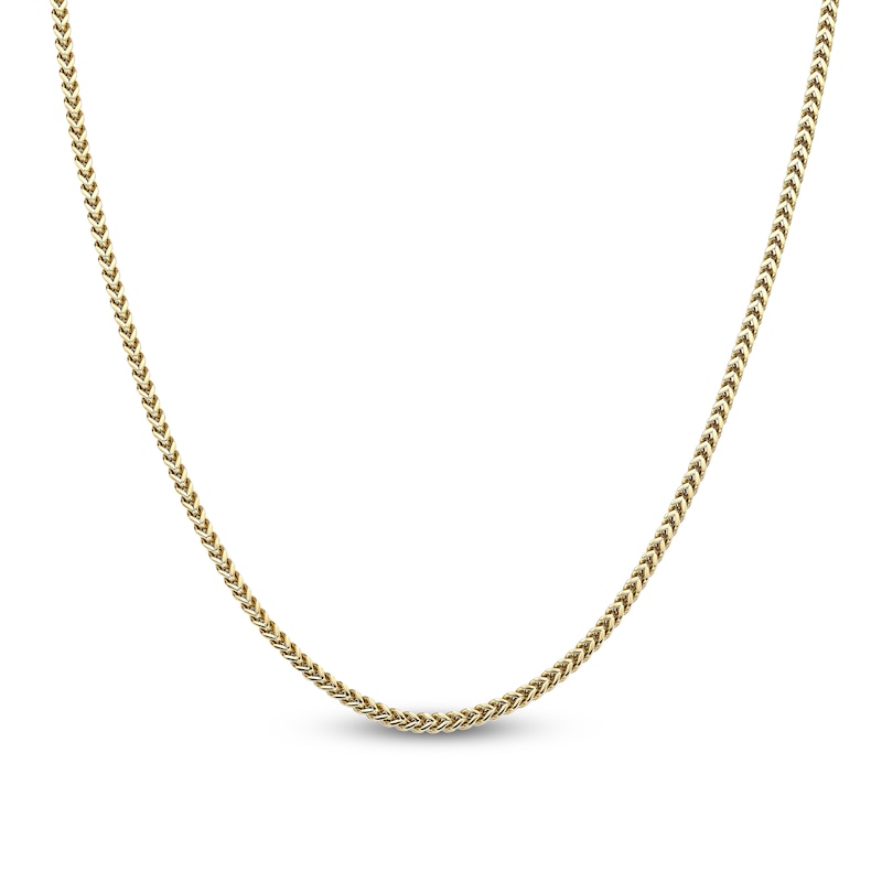 Main Image 1 of Foxtail Chain Necklace 2.5mm Yellow Ion-Plated Stainless Steel 24"