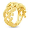 Thumbnail Image 2 of Unspoken Double Crosslink Ring Solid 14K Yellow Gold