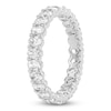 Thumbnail Image 2 of Oval-Cut Lab-Grown Diamond Eternity Band 1-3/4 to 2 ct tw Platinum