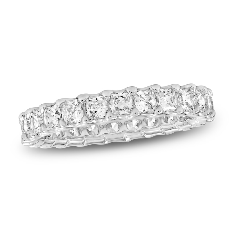 Main Image 1 of Princess-Cut Lab-Grown Diamond Eternity Band 1-5/8 to 2 ct tw 14K White Gold