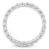 Thumbnail Image 4 of Princess-Cut Lab-Grown Diamond Eternity Band 1-5/8 to 2 ct tw 14K White Gold