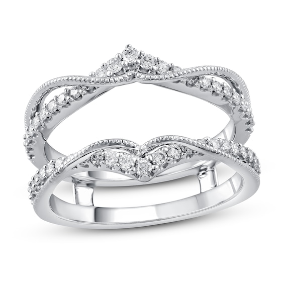 Chosen Diamond Anniversary Enhancer Band 3/8 ct tw Round 14K White Gold