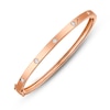 Thumbnail Image 2 of Shy Creation Diamond Station Bangle Bracelet 1/3 ct tw 14K Rose Gold SC55004068ZM