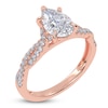 Thumbnail Image 2 of Pear-Shaped Lab-Grown Diamond Engagement Ring 1-1/4 ct tw 14K Rose Gold