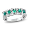 Thumbnail Image 1 of Le Vian Natural Emerald Ring 3/8 ct tw Diamonds 14K Vanilla Gold