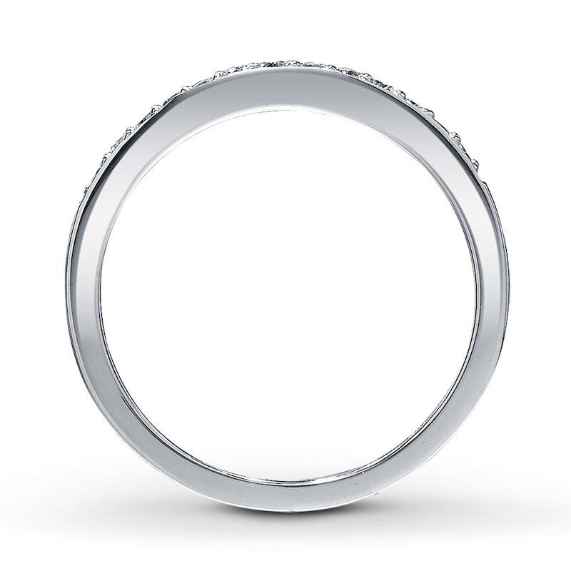 Previously Owned Anniversary Band 1/8 ct tw Round-cut Diamonds 14K White Gold