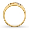 Thumbnail Image 1 of Previously Owned Men's Wedding Band 1/10 ct tw Round-cut Diamonds 10K Yellow Gold