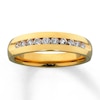 Previously Owned Men's Wedding Band 1/2 ct tw Round-cut Diamonds 14K Yellow Gold