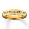 Thumbnail Image 0 of Previously Owned Men's Wedding Band 1/2 ct tw Round-cut Diamonds 14K Yellow Gold