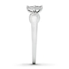 Thumbnail Image 2 of Previously Owned Promise Ring 1/6 ct tw Princess/Round 14K White Gold