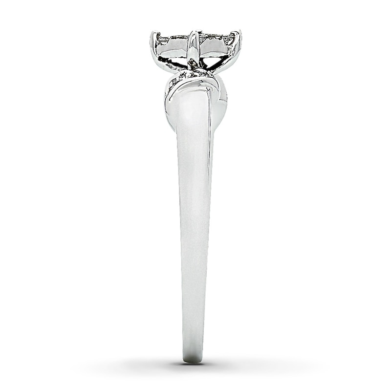 Previously Owned Promise Ring 1/6 ct tw 14K White Gold
